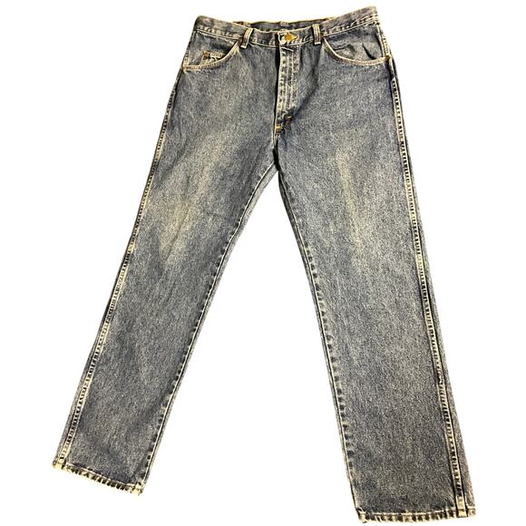 Wrangler Men's Jeans Regular Fit Straight Leg Size 36X32 Made in USA- (F86-039) - Picture 1 of 7